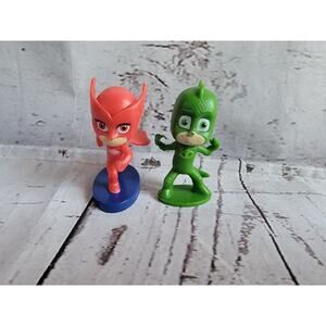 Just Play PJ Masks 2" Figure, Owlette Gekko Cake Toppers
